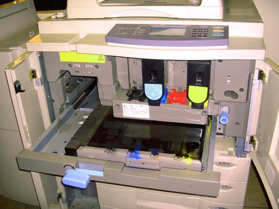 An all-in-one printer at a small business in Colorado Springs